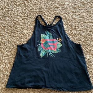 High Neck Twist Back CycleBar Tank Beyond Yoga